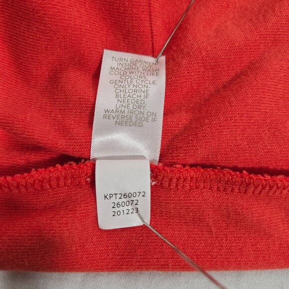 J. JILL Fit Relaxed Versatile ORANGE Terry Drawstring Pockets Short Size XL PET. - Picture 13 of 16